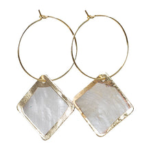 Load image into Gallery viewer, Lenny &amp; Eva - Intentions Earrings, Capiz-Diamond
