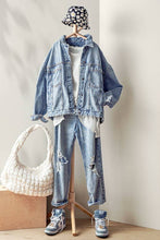 Load image into Gallery viewer, Urban Daizy - DENIM BUTTON-UP JACKET
