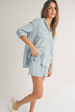 Load image into Gallery viewer, MIOU MUSE - T3360ST   TEXTURED STRIPE PATTERN KNITTED TOP

