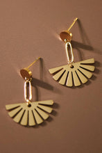 Load image into Gallery viewer, Mia Accessories - 18K Gold PVD Plated Waterproof Stainless Steel Drop Earrings - 7527
