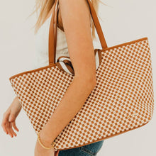 Load image into Gallery viewer, Pretty Simple - Woven Tiffany Organizer Tote Bag
