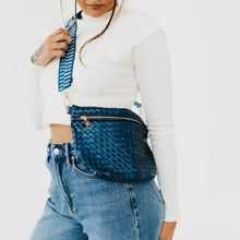 Load image into Gallery viewer, Westlyn Woven Bum Bag *NEW COLORS ADDED*: Checkered Black
