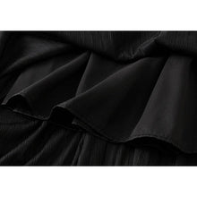 Load image into Gallery viewer, UZ Wholesale Store - Metallic Pleated A-Line Skirt with Elastic Waist in Solid Color
