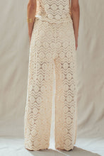 Load image into Gallery viewer, Urban Daizy - Natural Crochet Wide-Leg Pants
