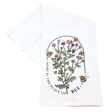 Load image into Gallery viewer, Driftless Studios - Home Is The Best Place To Bee Tea Towels Spring 2025
