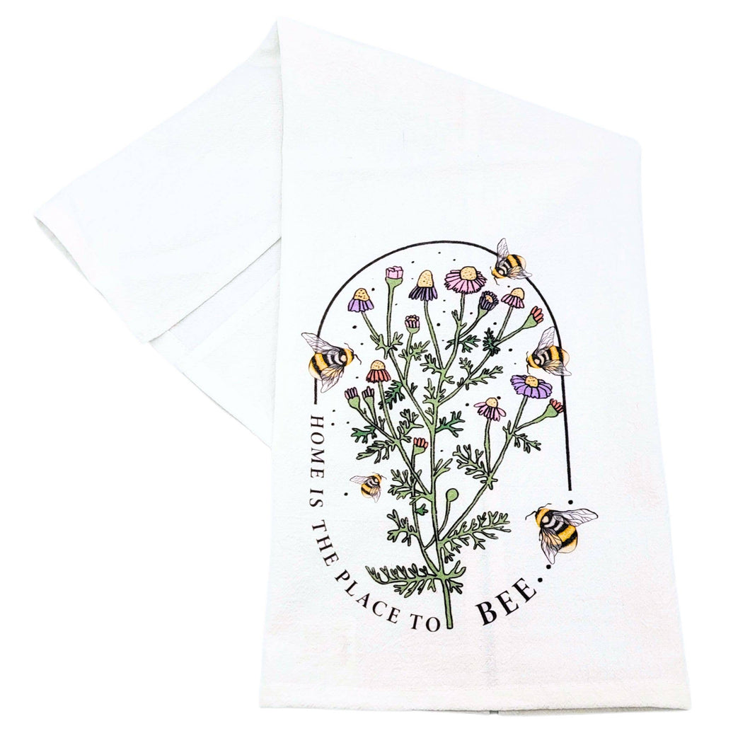 Driftless Studios - Home Is The Best Place To Bee Tea Towels Spring 2025