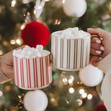 Load image into Gallery viewer, Sweet Water Decor - *NEW* Red Stripe Coffee Mug - Christmas Decor and Gifts
