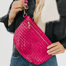 Load image into Gallery viewer, Westlyn Woven Bum Bag *NEW COLORS ADDED*: Black
