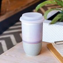 Load image into Gallery viewer, Nova Ceramics Travel Mugs - Horizon Ceramic Travel Mug – 16oz with Lid &amp; Sleeve

