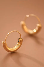 Load image into Gallery viewer, Mia Accessories - 18K Gold Plated Waterproof Stainless Steel Hoop Earrings - 7770
