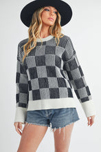 Load image into Gallery viewer, Catalina Sweater: Black/Milk / Contemporary / S
