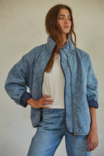 Load image into Gallery viewer, By Together - BD268 | Woven Denim Cotton Medium Washed Jacket
