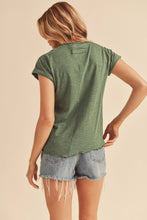 Load image into Gallery viewer, AEMI + CO - 8219BK Gwen Tee
