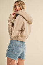 Load image into Gallery viewer, AEMI + CO - 5107DK Deva Cropped Hooded Jacket 6
