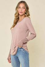 Load image into Gallery viewer, LMT3426-Sweet creature thermo top: MOCHA / XL
