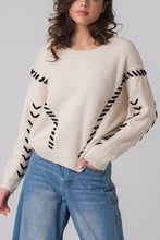 Load image into Gallery viewer, Urban Daizy - Heart of the Stitch Crewneck Sweater
