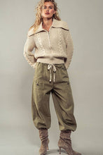 Load image into Gallery viewer, Nautical Knit Zip Up Jacket: RUST / S-2/M-2/L-2
