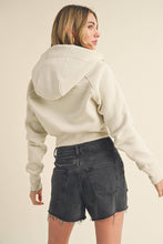 Load image into Gallery viewer, AEMI + CO - 5107DK Deva Cropped Hooded Jacket 6
