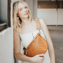 Load image into Gallery viewer, Westlyn Woven Bum Bag *NEW COLORS ADDED*: Black
