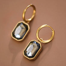 Load image into Gallery viewer, Mia Accessories - 18K Gold Plated Waterproof Stainless Steel Drop Earrings - 7656
