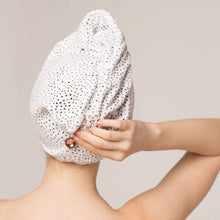 Load image into Gallery viewer, Quick Dry Hair Towel - Micro Dot
