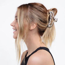Load image into Gallery viewer, Satin Wrapped Claw Clip - Leopard
