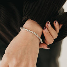 Load image into Gallery viewer, Pretty Simple - Tennis Bracelet Frosted In Diamonds - WATERPROOF
