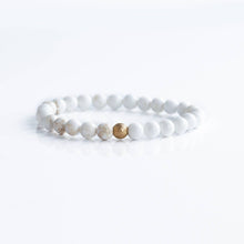 Load image into Gallery viewer, Lenny &amp; Eva - Gemstone Bracelets-Howlite | 6mm | Crystals &amp; Stones
