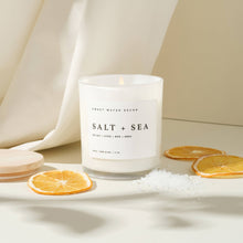 Load image into Gallery viewer, Sweet Water Decor - Salt and Sea 11 oz Soy Candle - Home Decor &amp; Gifts
