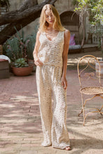 Load image into Gallery viewer, Urban Daizy - Natural Crochet Wide-Leg Pants

