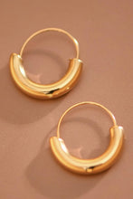 Load image into Gallery viewer, Mia Accessories - 18K Gold Plated Waterproof Stainless Steel Hoop Earrings - 7770
