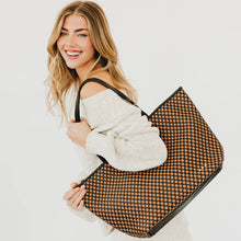 Load image into Gallery viewer, Pretty Simple - Woven Tiffany Organizer Tote Bag
