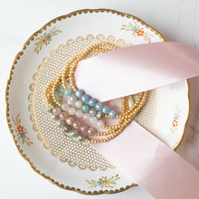 Load image into Gallery viewer, Lenny &amp; Eva - Gilded Gold Beaded Bracelets-Row, Amazonite
