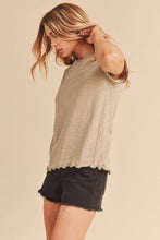 Load image into Gallery viewer, AEMI + CO - 8219BK Gwen Tee
