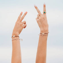 Load image into Gallery viewer, K'lani hair tie bracelets - "Forever Friends" Neutral Sun Friendship Hair Tie Bracelets

