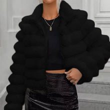 Load image into Gallery viewer, UZ Wholesale Store - Short Faux Fur Coat In Solid Color
