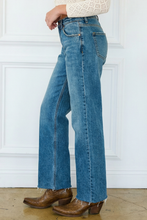 Load image into Gallery viewer, ARTEMIS VINTAGE - DUAL ACCENT CROSSOVER CUFF STRAIGHT LEG JEANS
