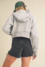 Load image into Gallery viewer, AEMI + CO - 5107DK Deva Cropped Hooded Jacket 6
