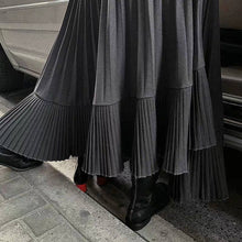 Load image into Gallery viewer, UZ Wholesale Store - Irregular High-Waisted Pleated Maxi Skirt
