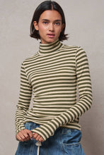 Load image into Gallery viewer, Urban Daizy - Contrast Seam Turtleneck Knit Top
