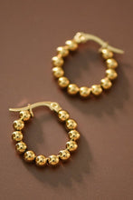 Load image into Gallery viewer, Mia Accessories - 18K Gold Plated Waterproof Stainless Steel Hoop Earrings - 7538
