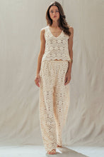 Load image into Gallery viewer, Urban Daizy - Natural Crochet Wide-Leg Pants
