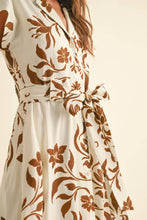 Load image into Gallery viewer, MIOU MUSE - D3607   PRINT BUTTON DOWN FLARE DRESS
