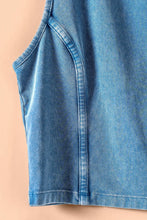 Load image into Gallery viewer, Urban Daizy - Mineral Wash Cotton Crop Tank &amp; Wide Leg Pant Set
