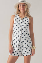 Load image into Gallery viewer, Urban Daizy - Polka Dot Cotton Linen Matching Set
