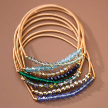 Load image into Gallery viewer, Mia Accessories - Boho Layered Spring Coil Guitar String Bracelet Set - 8178
