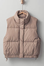 Load image into Gallery viewer, Haven Puffer Vest: OLIVE / S-2/M-2/L-2
