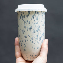 Load image into Gallery viewer, Nova Ceramics Travel Mugs - Orchid Ceramic Travel Mug – 16oz with Lid &amp; Sleeve
