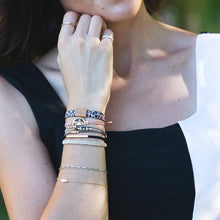 Load image into Gallery viewer, K'lani hair tie bracelets - "Wild" Animal Print with Pink Accent Hair Tie Bracelets

