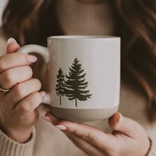 Load image into Gallery viewer, Sweet Water Decor - *NEW* Green Trees Stoneware Coffee Mug - Christmas Decor
